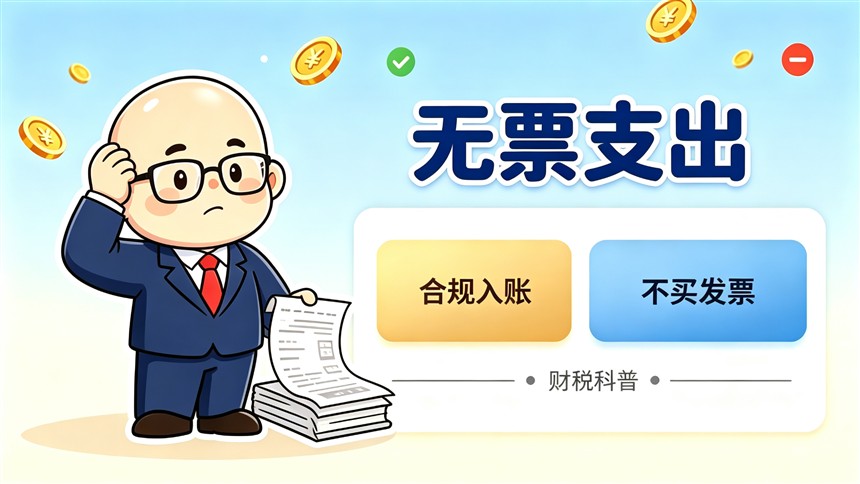 供应商开不了发票？无票支出合规入账的 5 条路（2026 最新政策）